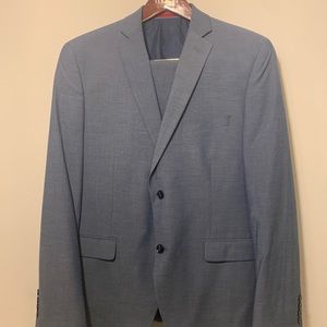 Light Blue Cotton Alfani Suit